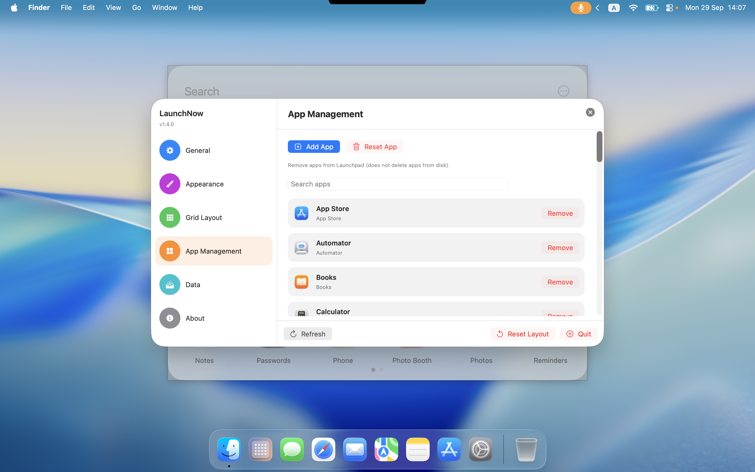 LaunchNow analytics dashboard