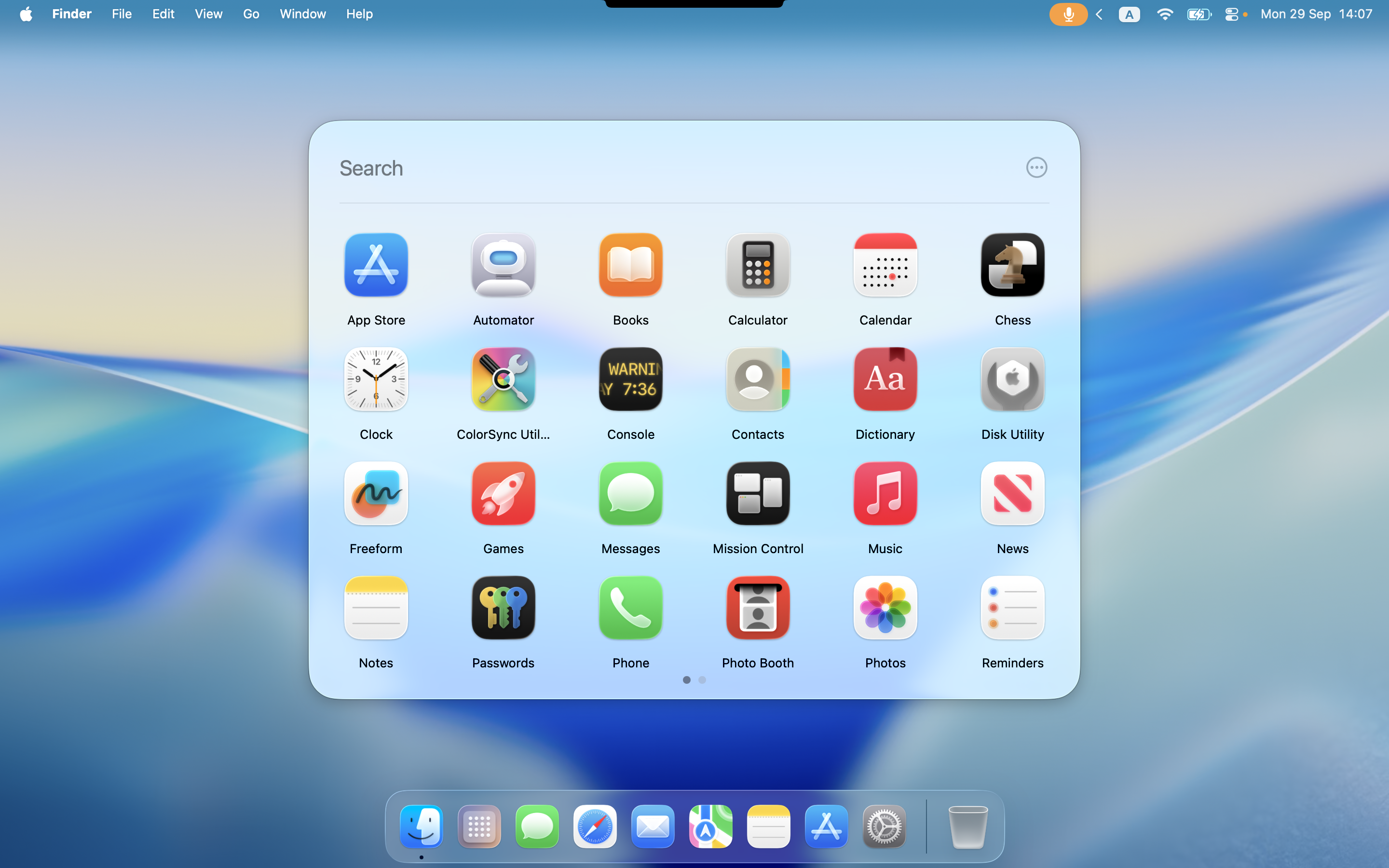 LaunchNow notification center